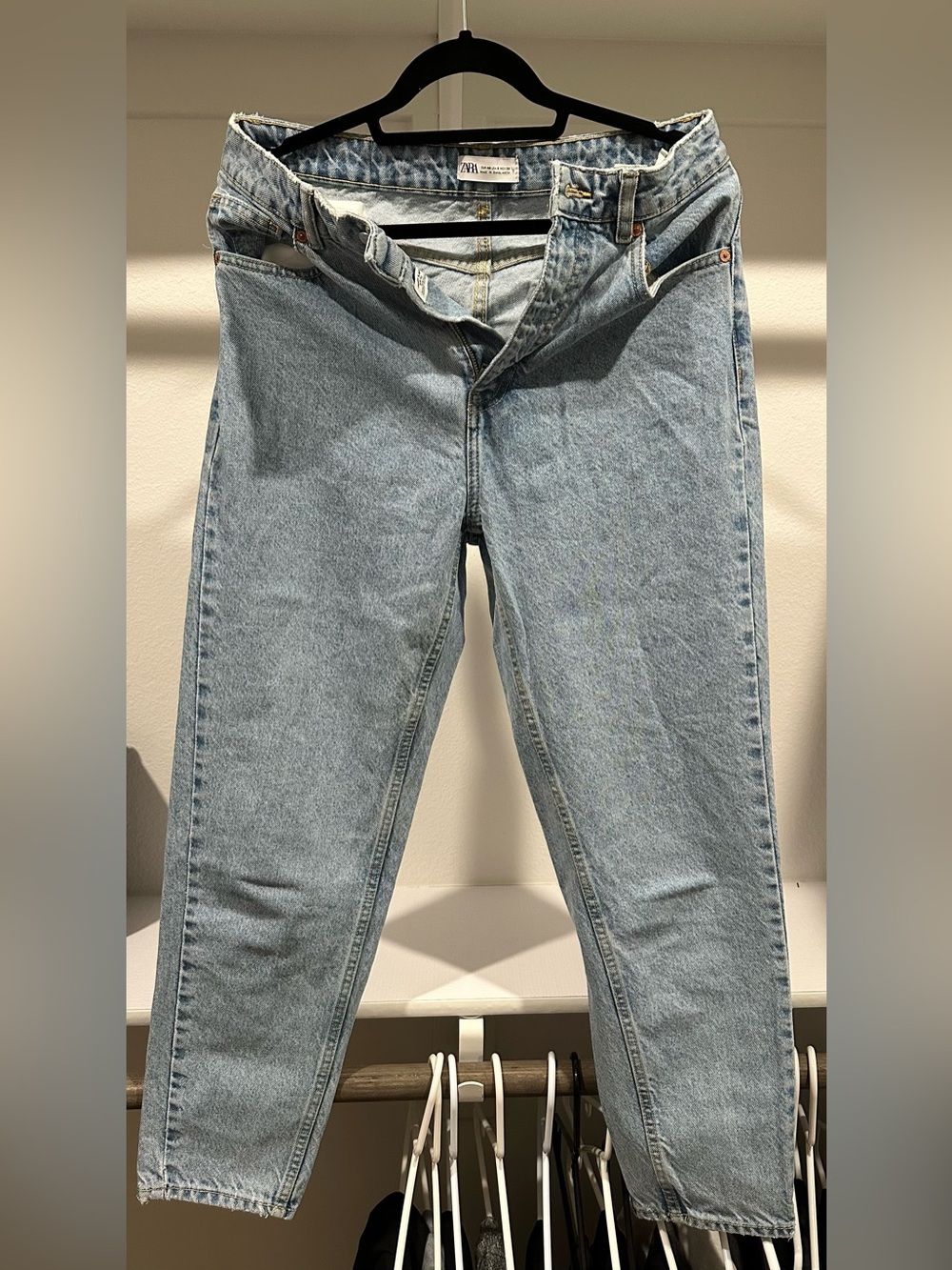 Light Wash High-Rise Jeans